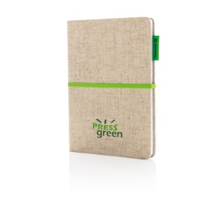 Libreta A5 yute Eco promocional